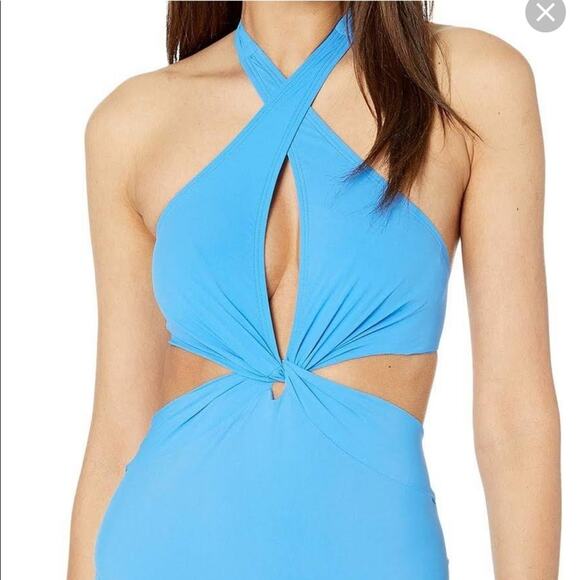 Kate spade Knotted Halter One Piece Swimsuit - Picture 5 of 8
